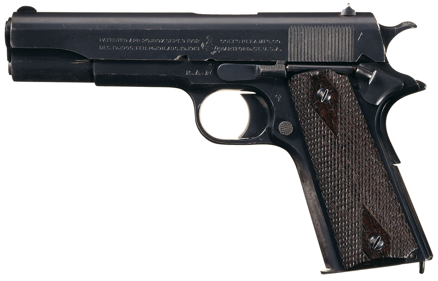 RAF Marked British Colt Government Model Pistol | Rock Island Auction