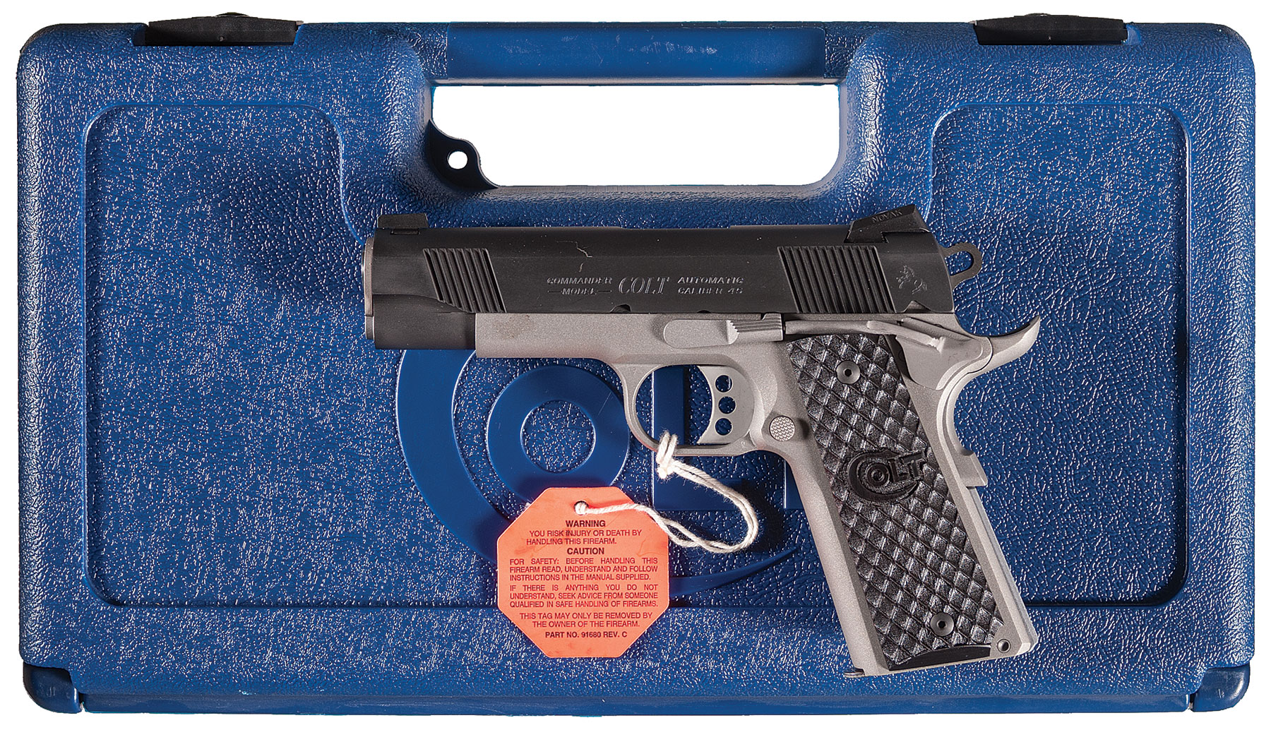 Colt Commander Elite Model SemiAutomatic Pistol with Case Rock