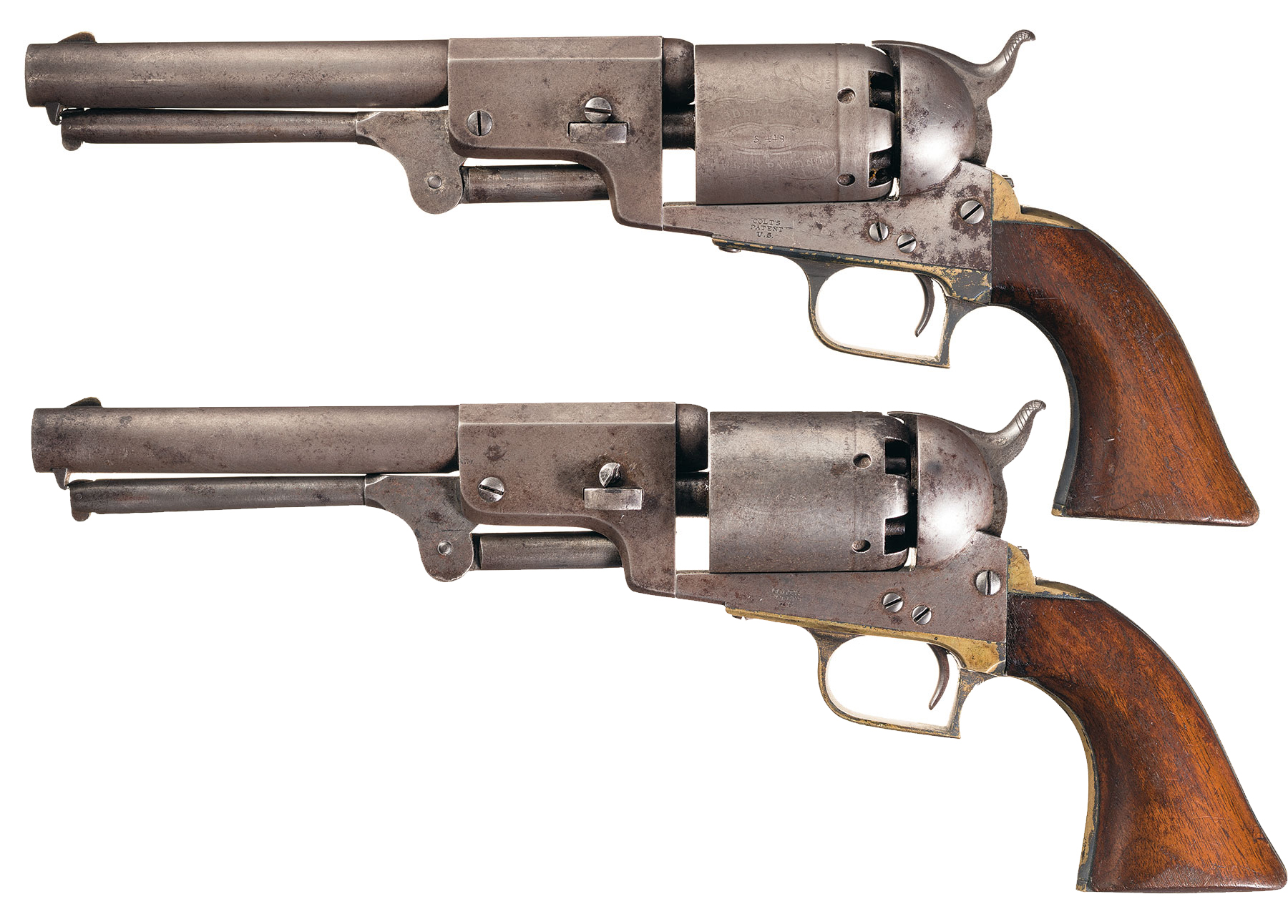 Extremely Scarce Pair of Colt First Model Dragoon Revolvers | Rock ...