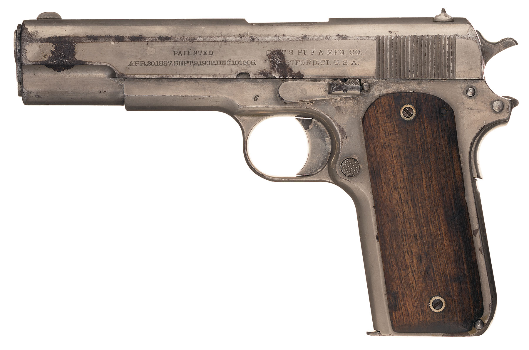 Extremely Rare Colt Prototype Serial Number 6 Model 1909 | Rock Island ...