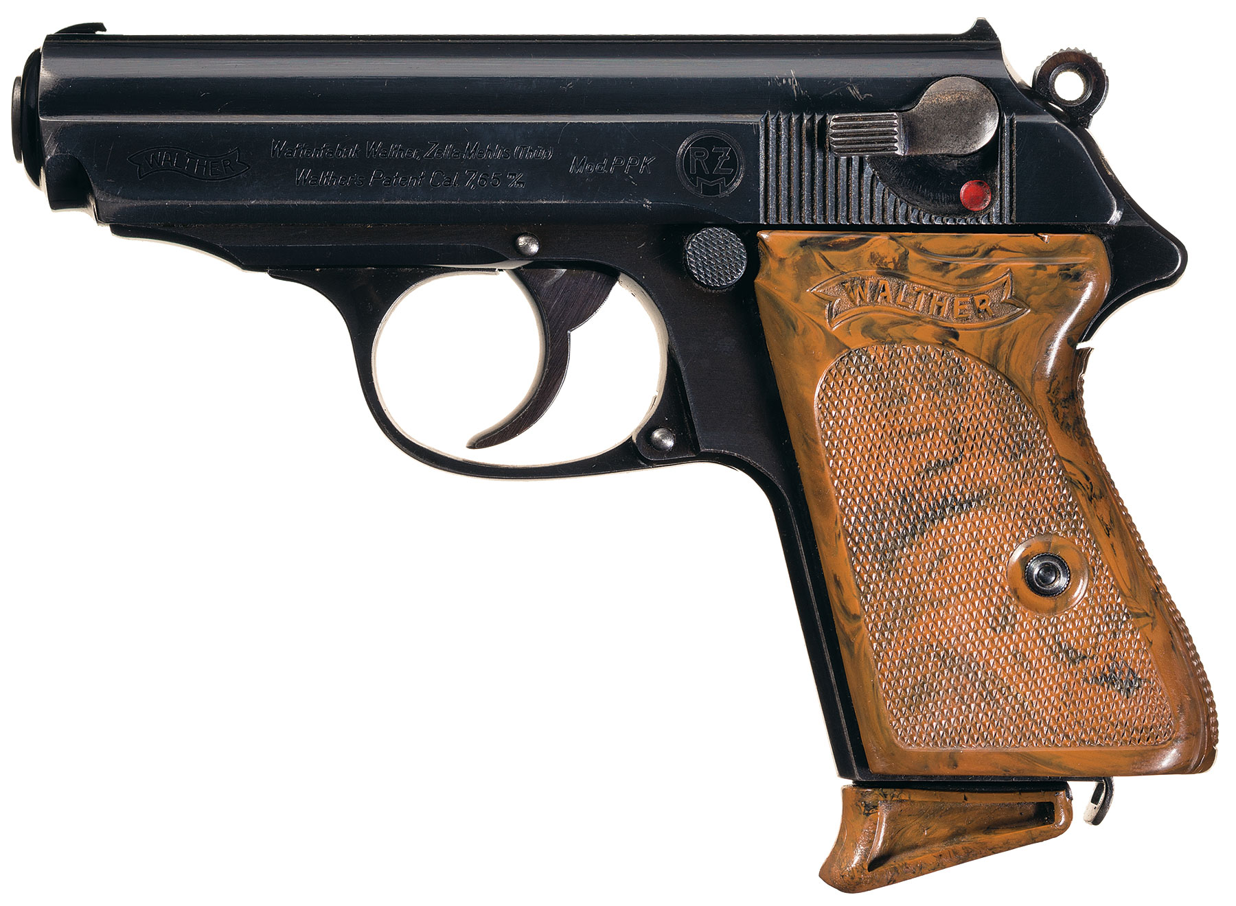 Walther 'rzm' Ppk Pistol With Ex.mag, Holster 