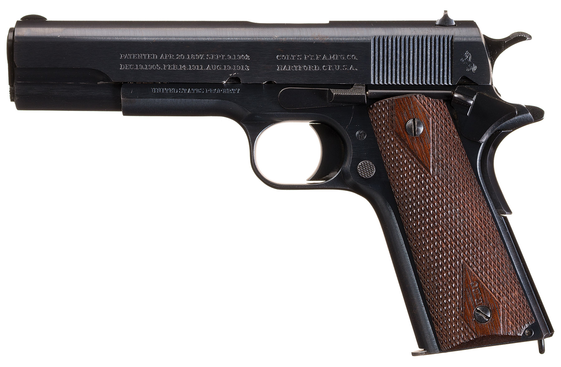 Exceptional Documented World War I U.S. Colt Model 1911 | Rock Island ...