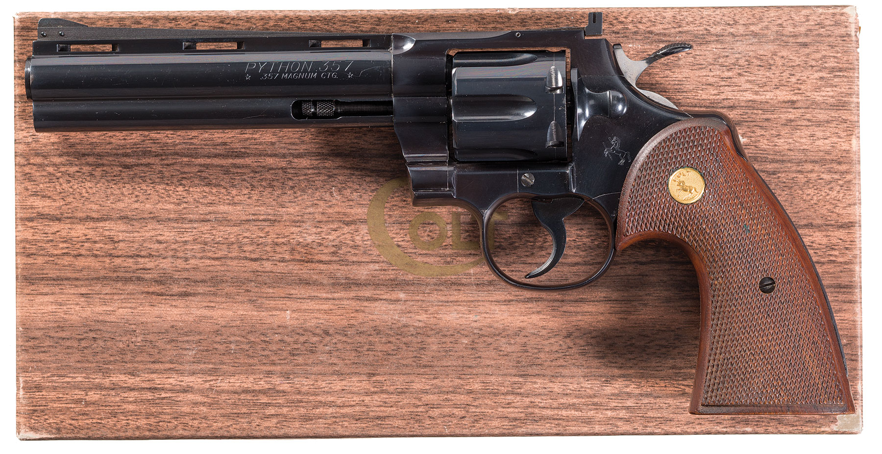 Rare First Year Production Colt Python Revolver with Box | Rock Island ...