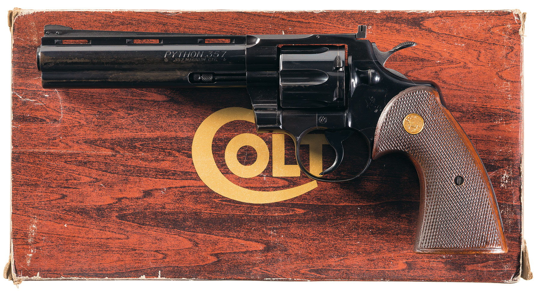First Year Production Colt Python Revolver with Box | Rock Island Auction