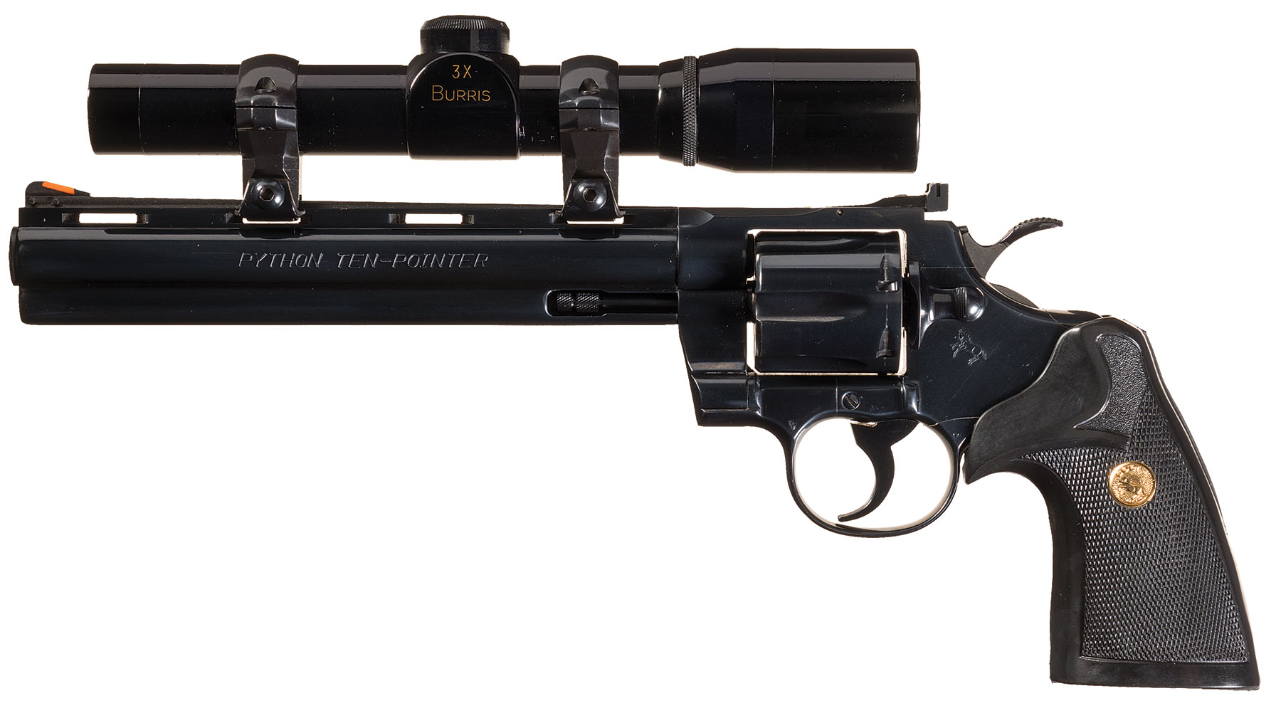 Colt Python Ten-Pointer Revolver with Scope and Case | Rock Island Auction