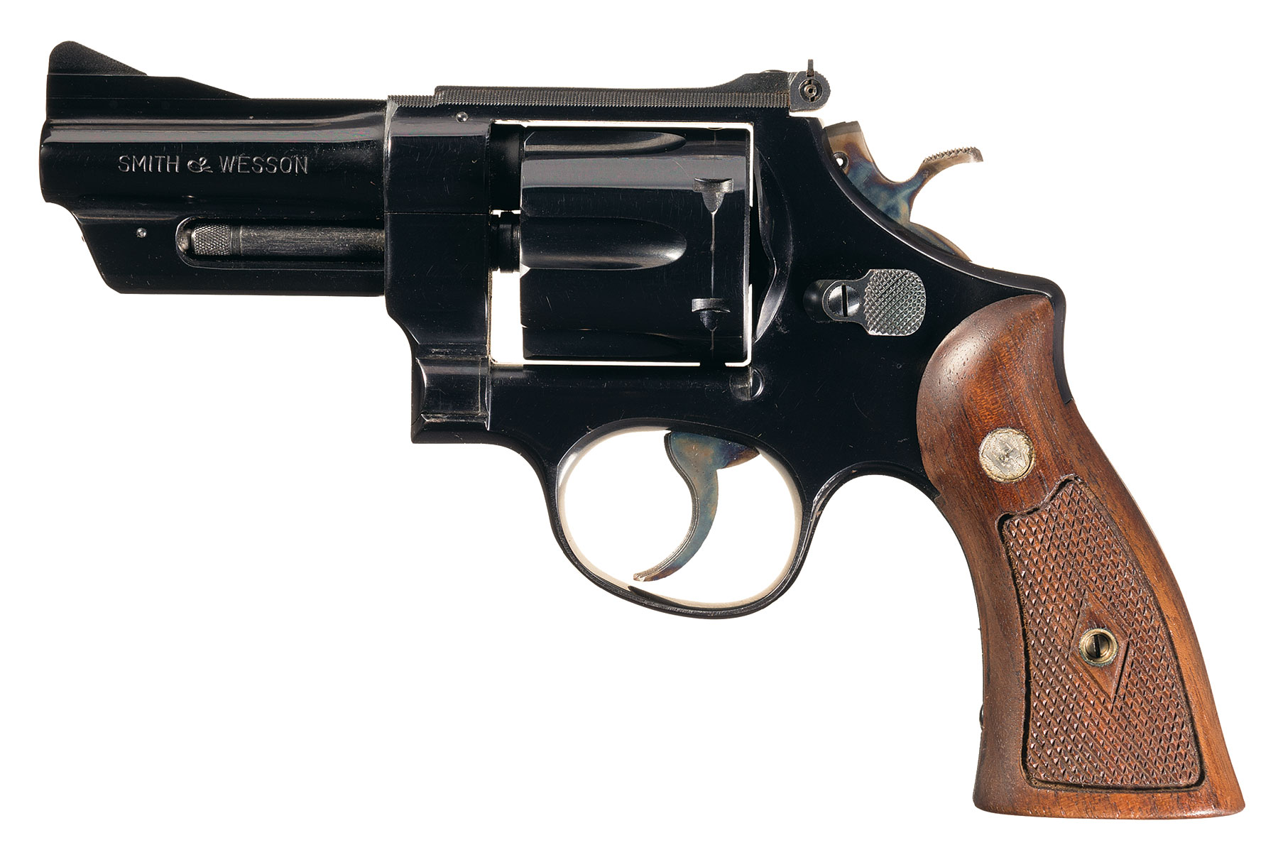 S&W Model 27-2 Revolver with 3 1/2 Inch Barrel and Box