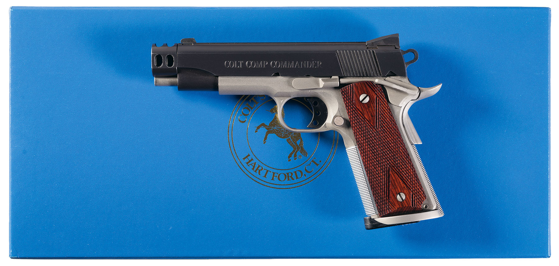 Colt Comp Combat Commander Semi-Automatic Pistol with Box | Rock Island ...