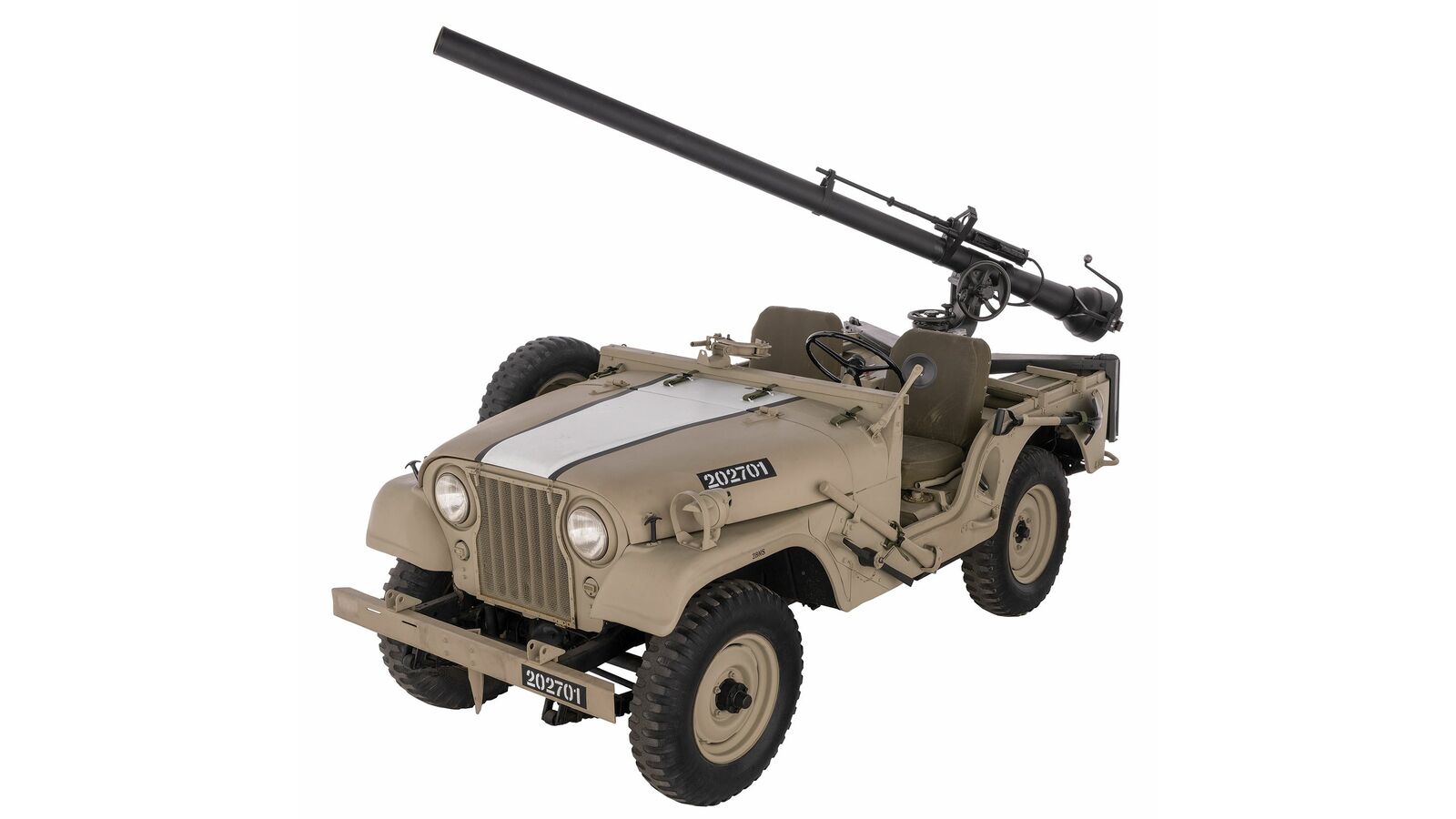 Israeli Army CJ5 Jeep with M70 Recoilless Rifle Rock Island Auction