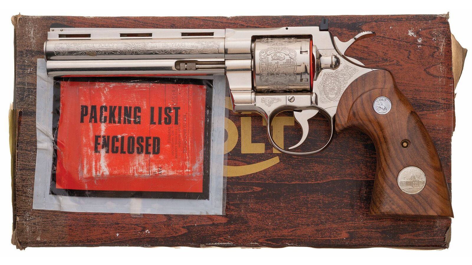 Factory Documented Display Colt St. Paul Police Special Edition