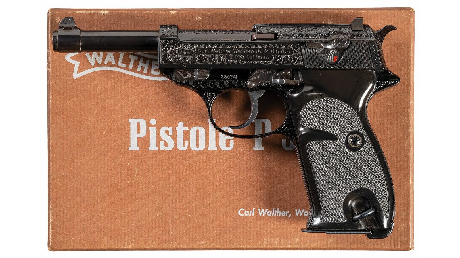 Factory Engraved Walther/Interarms P.38 Semi-Automatic Pistol