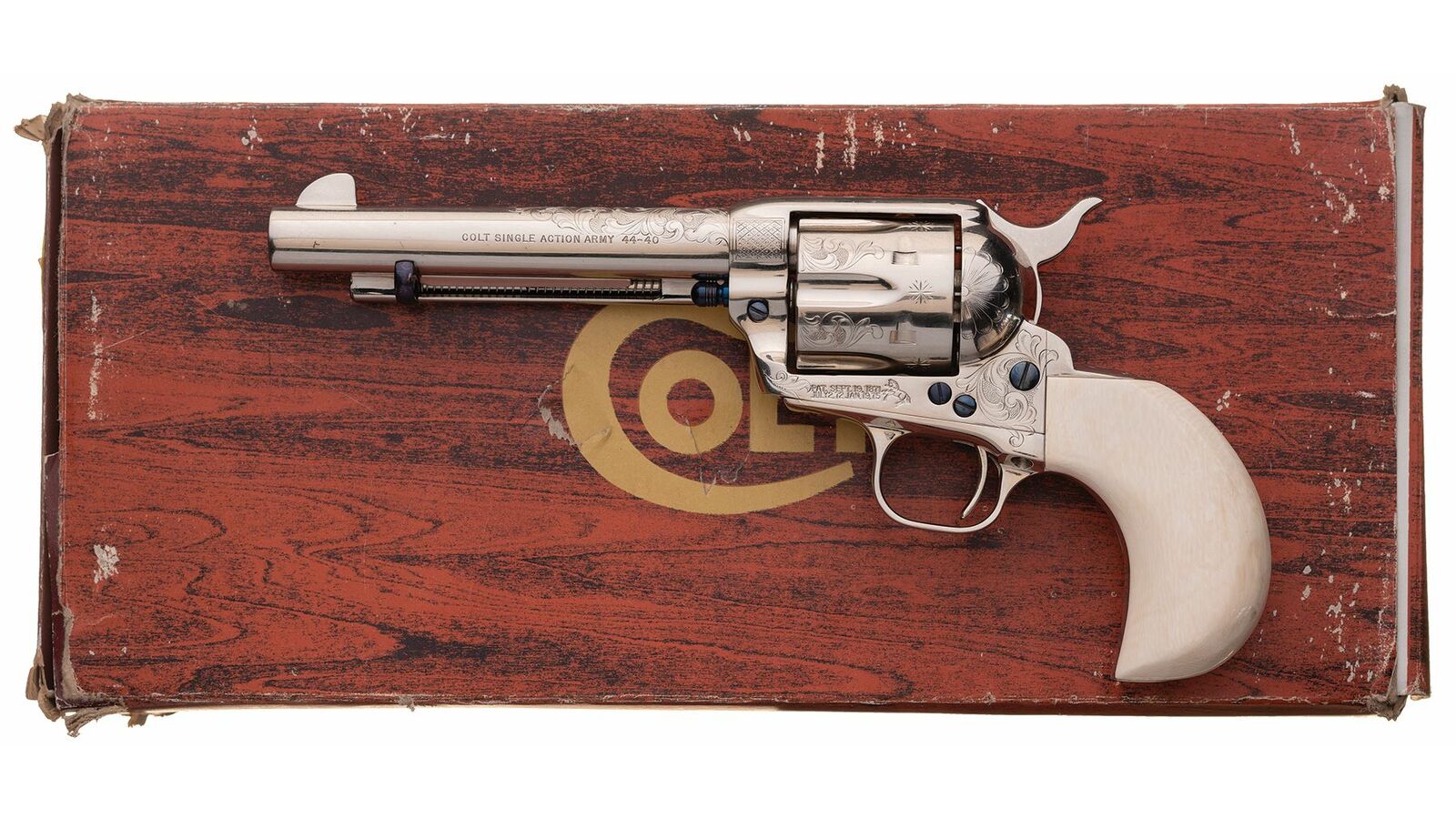 Spring Engraved Colt Single Action Army with Bird's Head