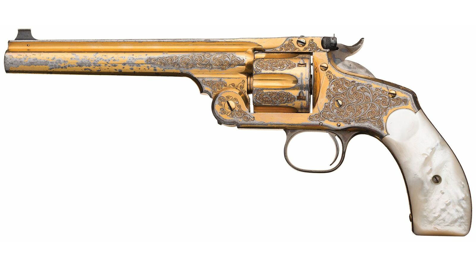 Conlin's Factory Engraved/Gold S&W New Model 3 Target Revolver