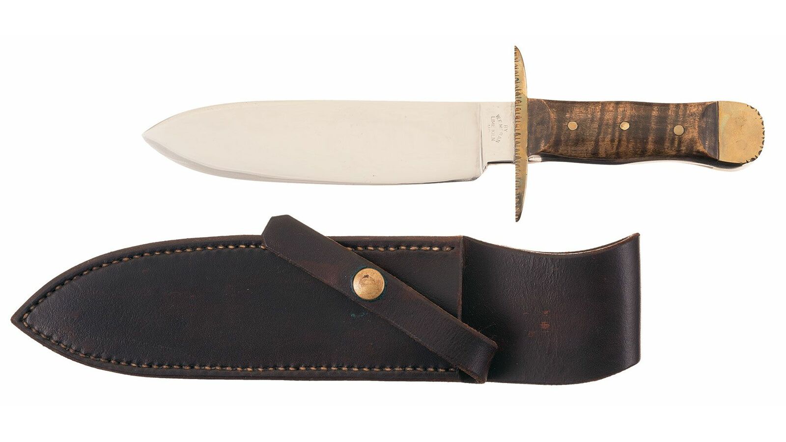 Fine William F. Moran 'Rio Grande' Drop-Point Knife w/Sheath | Rock ...