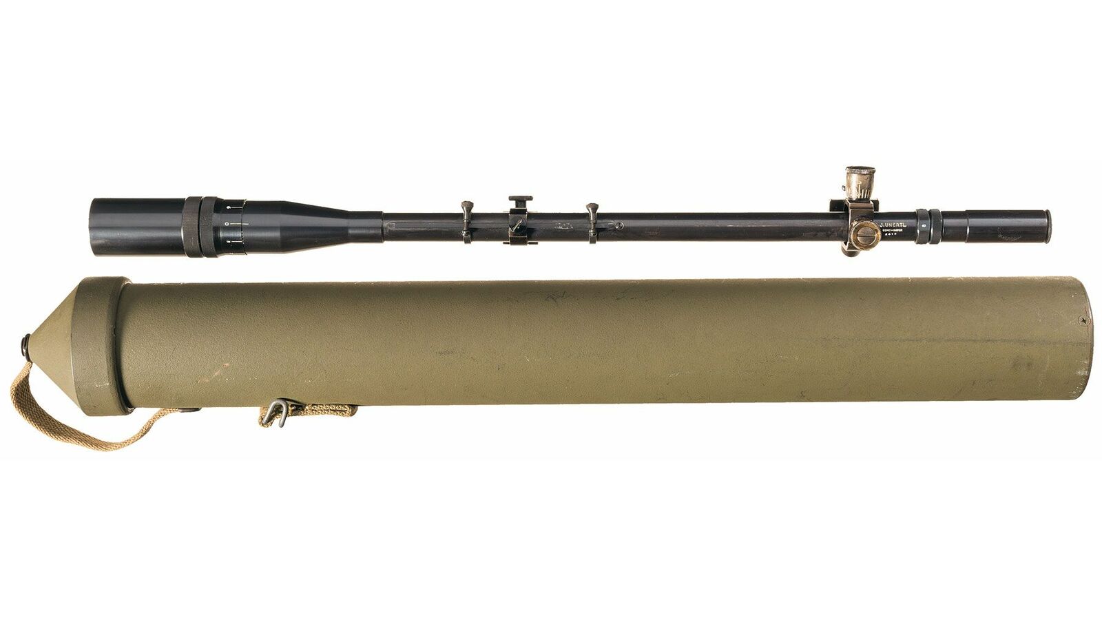 WWII Unertl USMC Sniper 8x Scope w/Case | Rock Island Auction
