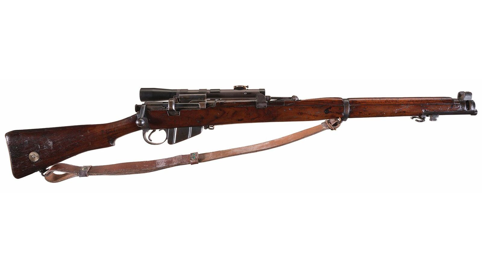 British Enfield No. 1 MkIII* Bolt Action Sniper Rifle wit 