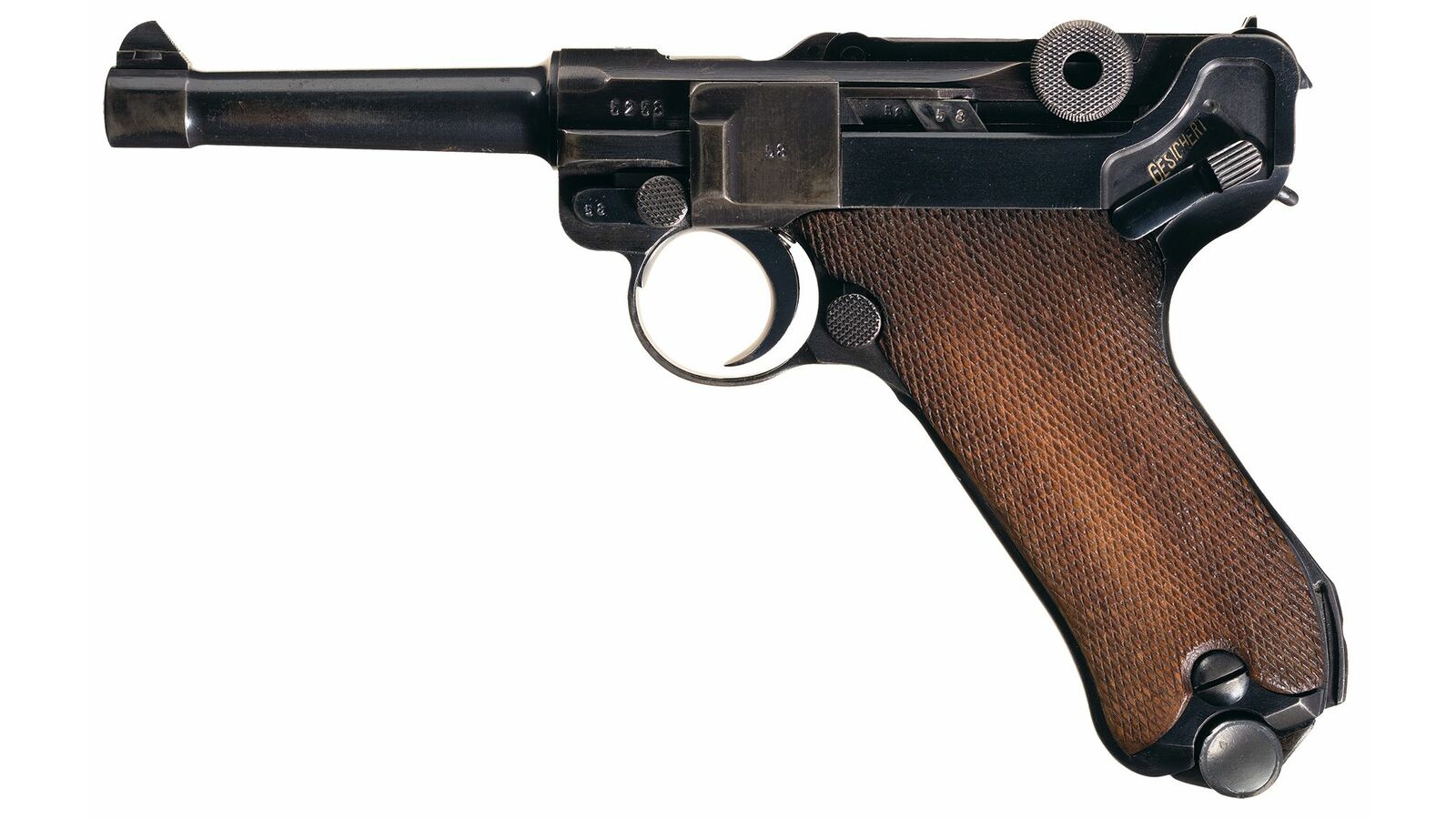 Nazi Mauser 1937 Dated S42 Code Luger Semi Automatic Pistol Rock Island Auction 5616