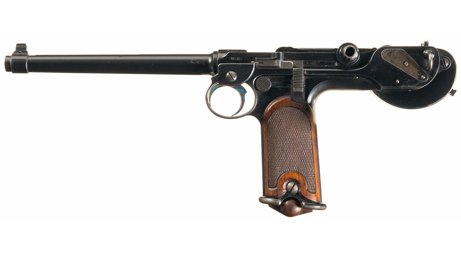 Loewe 1893 Borchardt Pistol With Matching Stock | Rock Island Auction