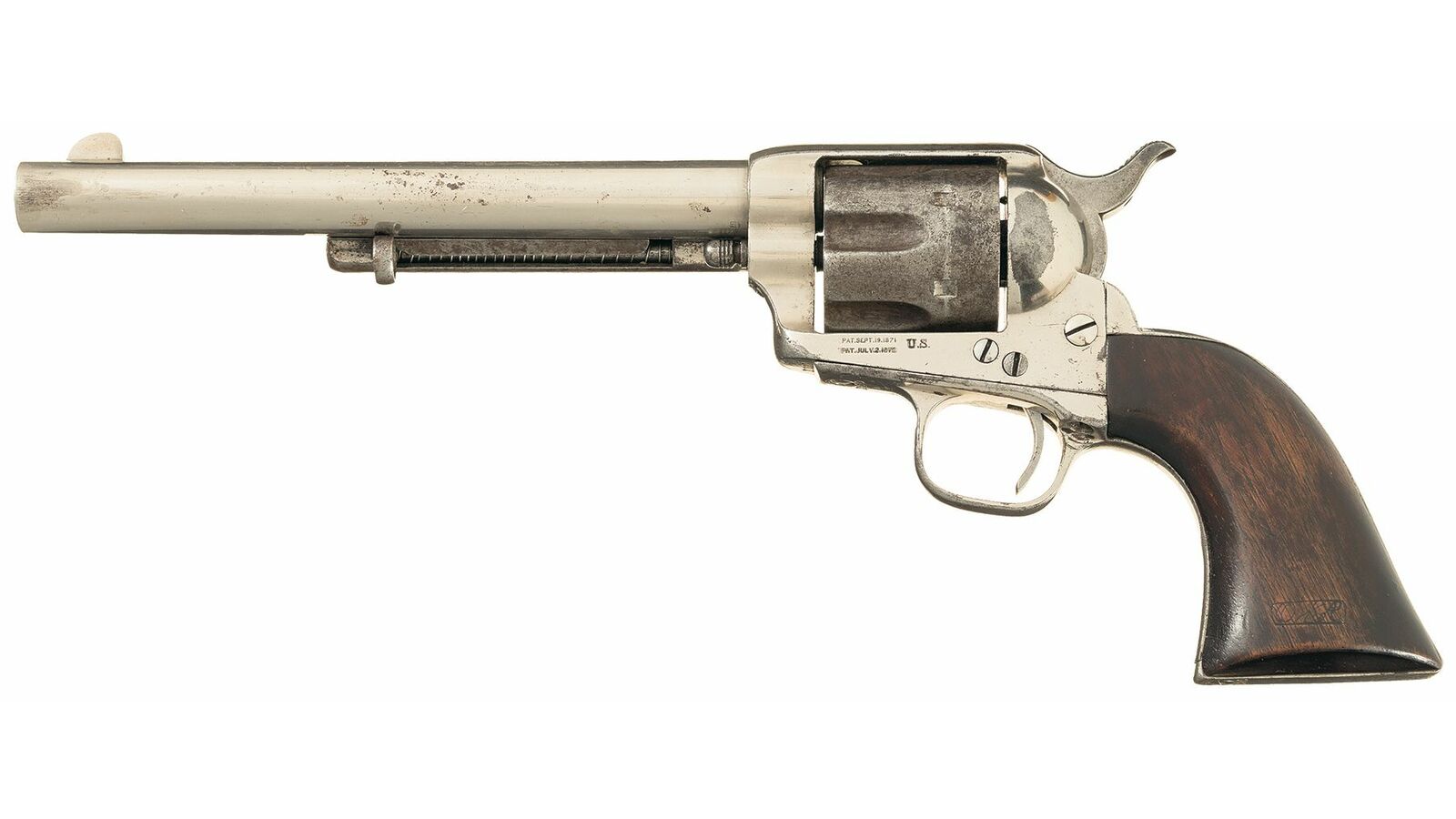 Fine Nickel Plated U.S. Colt Ainsworth Inspected SAA | Rock Island Auction