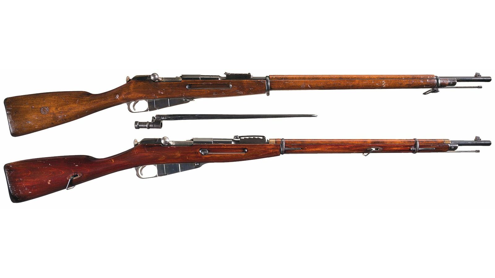 Collector's Lot of Two Mosin-Nagant Model 1891 Bolt Action Rifles -A)