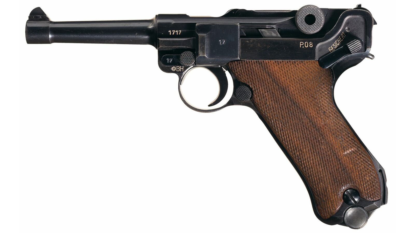 Desirable Mauser Banner P.08 Luger Semi-Automatic Pistol | Rock