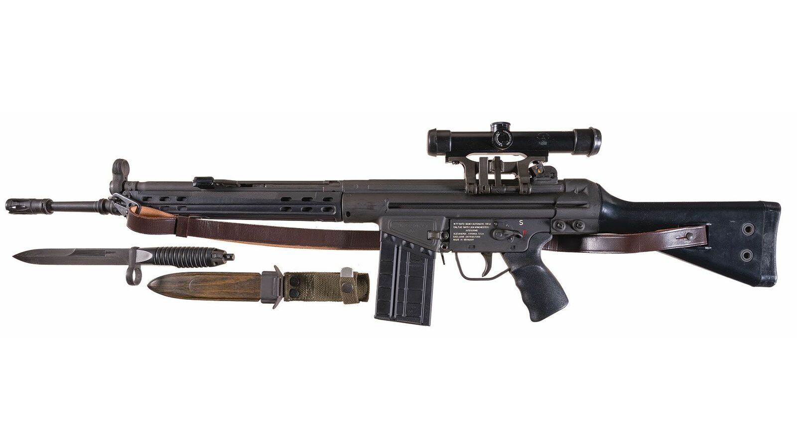 The HK41 is a semi-automatic civilian version of the H&K G3 battle rifl...