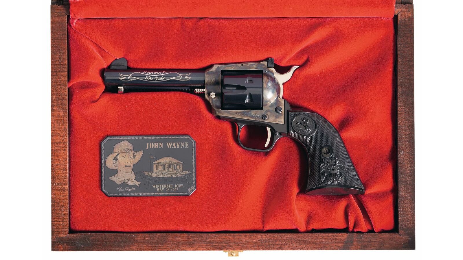 Cased Colt John Wayne 'The Duke' Commemorative New Frontier .22