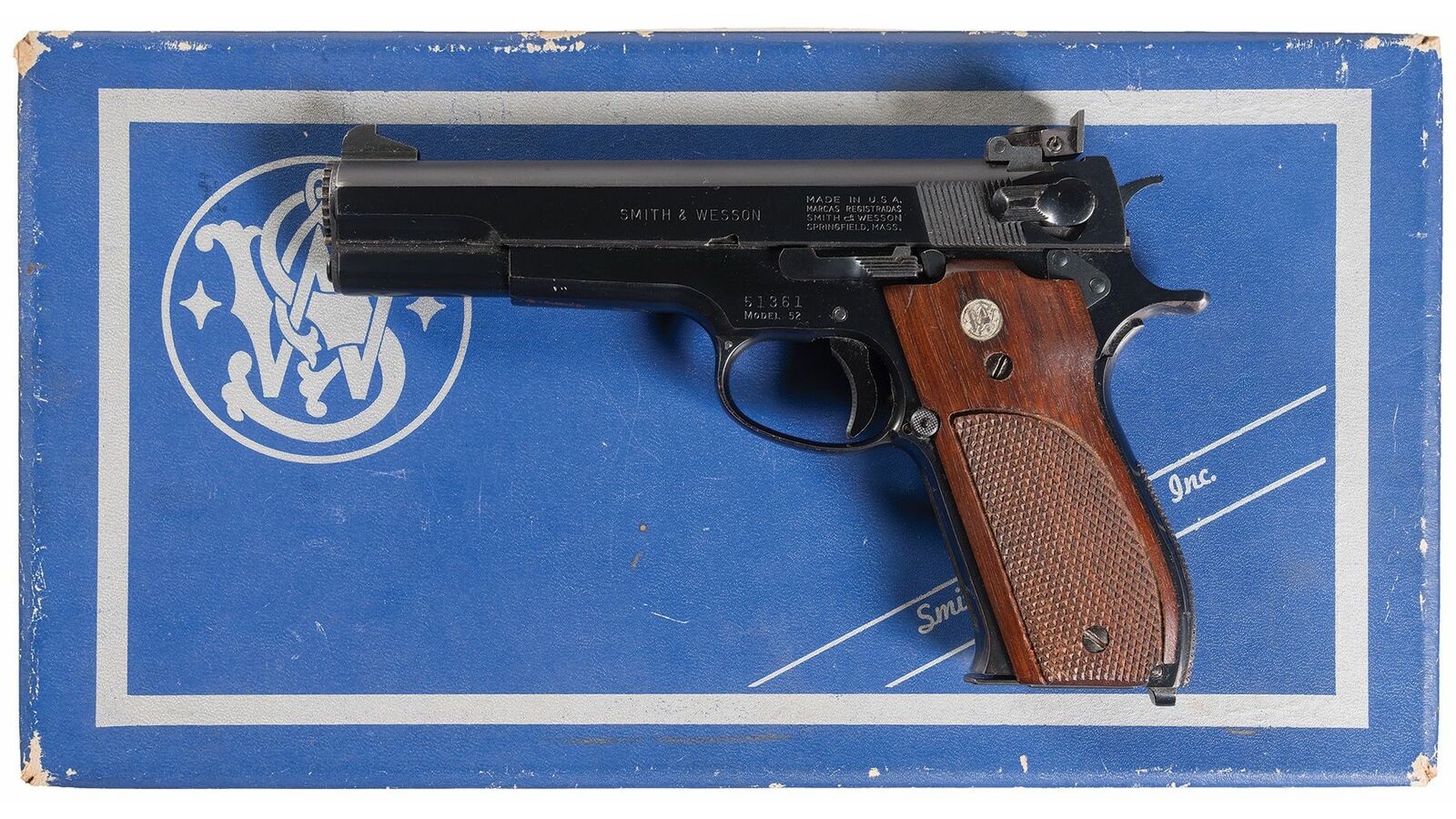 S&W Model 52 Single Action Semi-Automatic Pistol, Box | Rock Island Auction