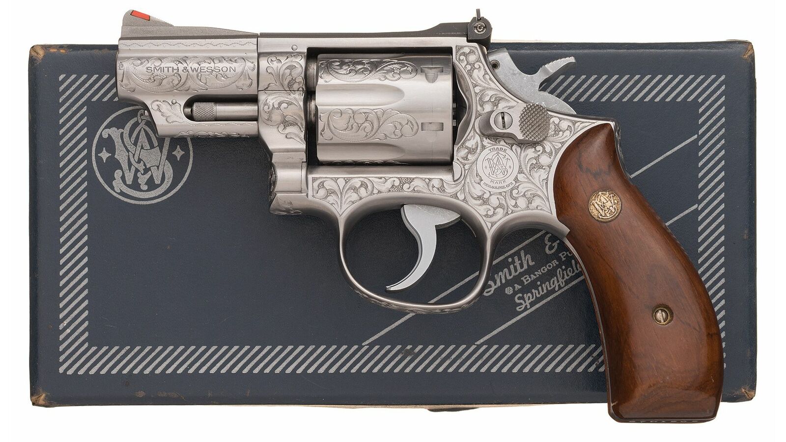 Factory Engraved S&W Model 66 Revolver, Box & Letter | Rock Island