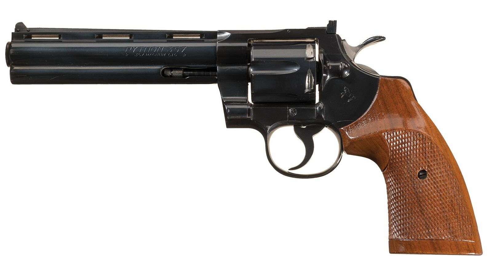 6 Inch Colt Python Double Action Revolver Blue | Rock Island Auction