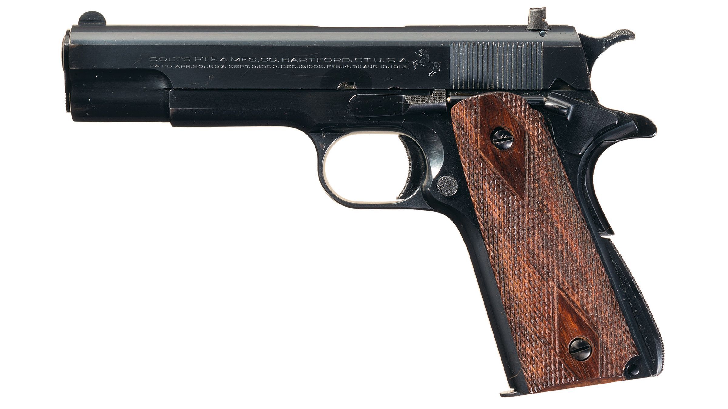 Excellent 1931 Colt Ace Pistol with Case | Rock Island Auction