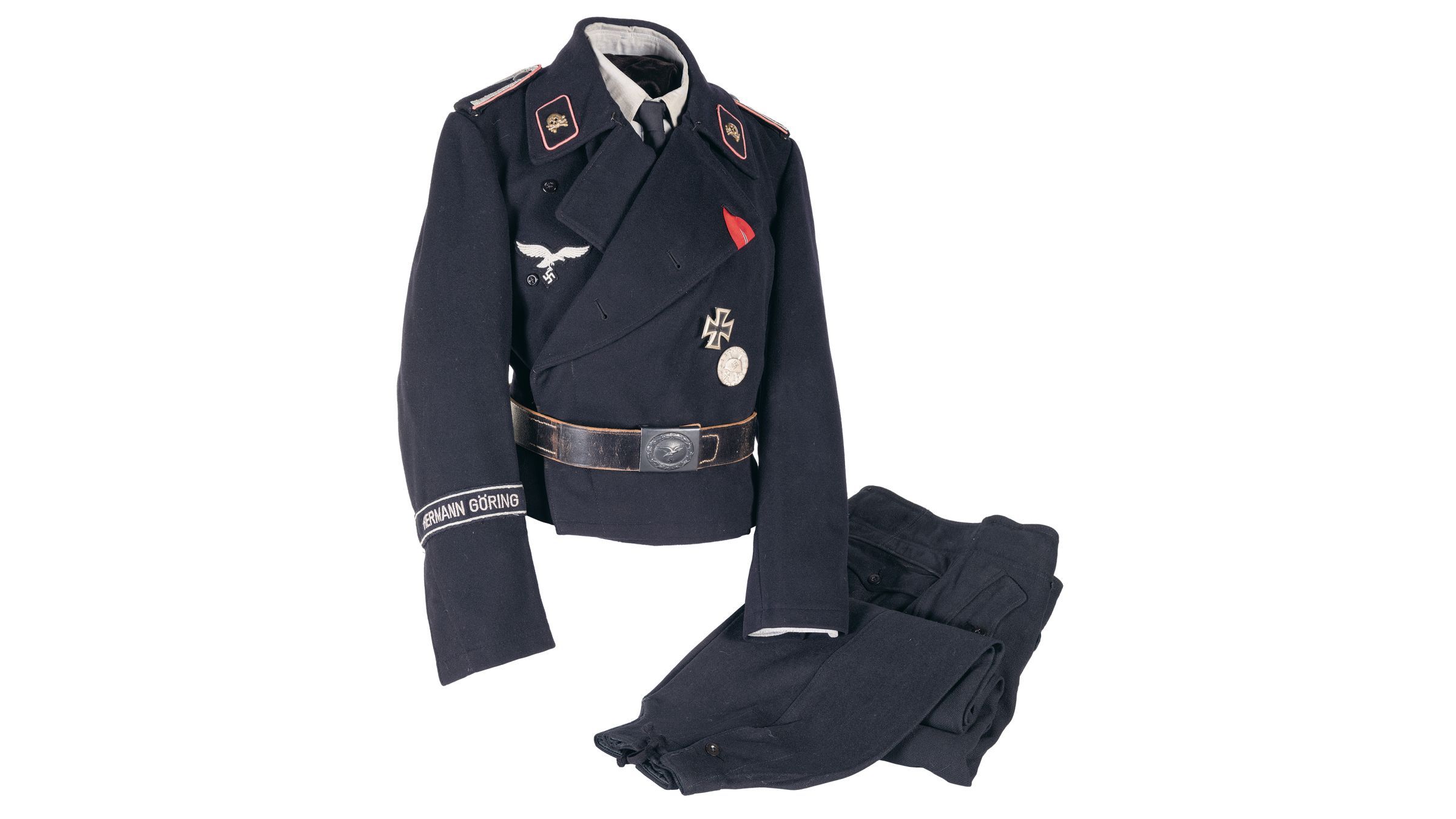 Hermann Goering Panzer Nco Uniform Set Published Rock Island Auction