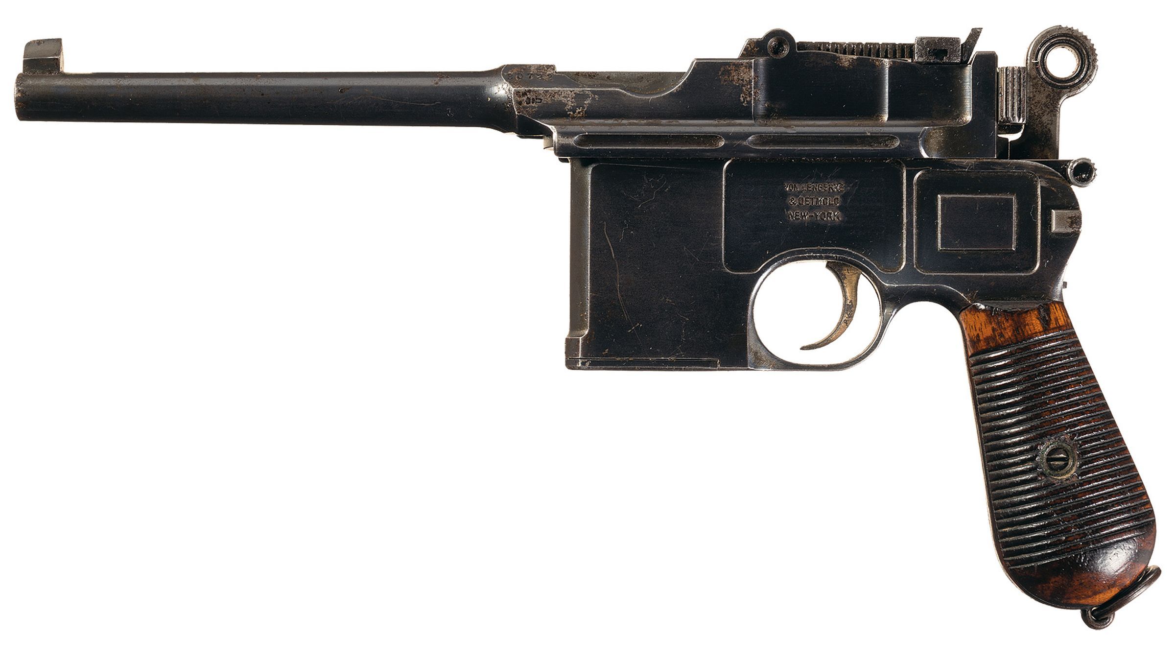 Mauser Model 1896 Large Ring Broomhandle Pistol Rock Island Auction