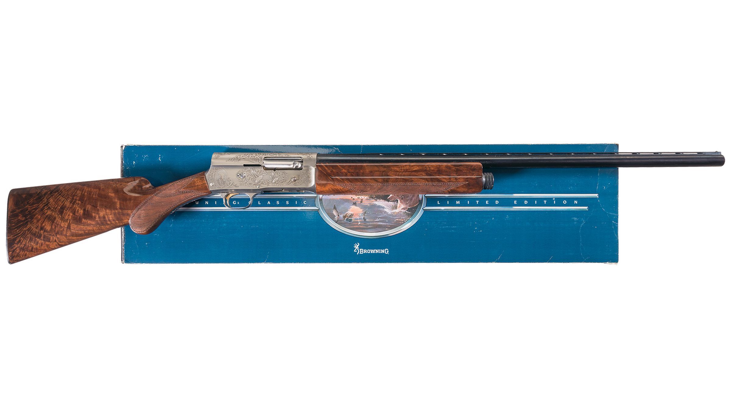 Signed Master Engraved Browning Auto 5 Classic Model Shotgun Rock