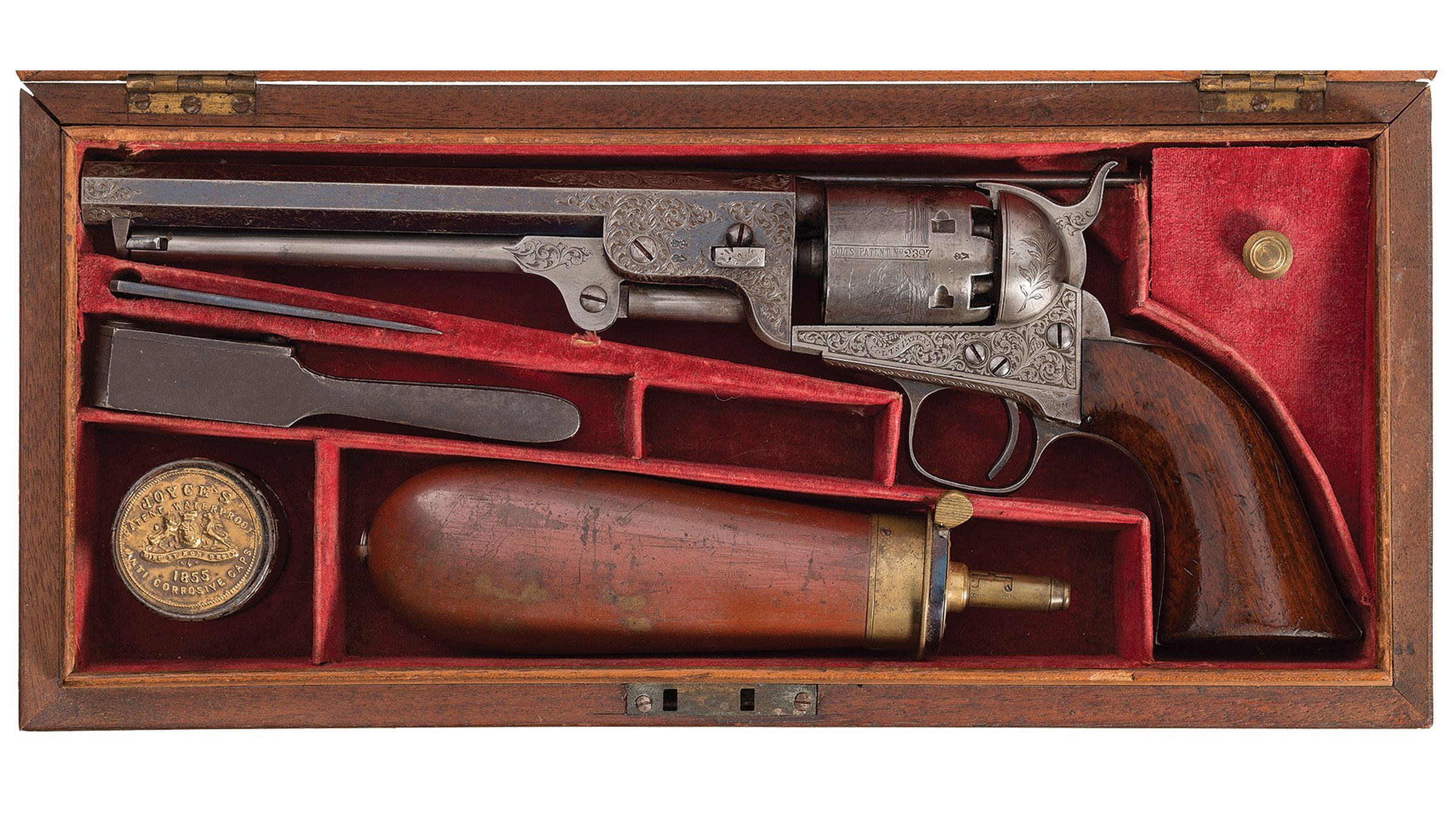 Cased and Engraved Colt 1851 Navy | Rock Island Auction