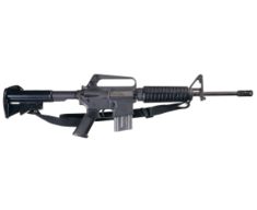 80-90s VINTAGE GUN COLT M16 A1 電動ガン Reivsed Cut of the Colt M16-A1 Retro Rifle #110 - YouTube