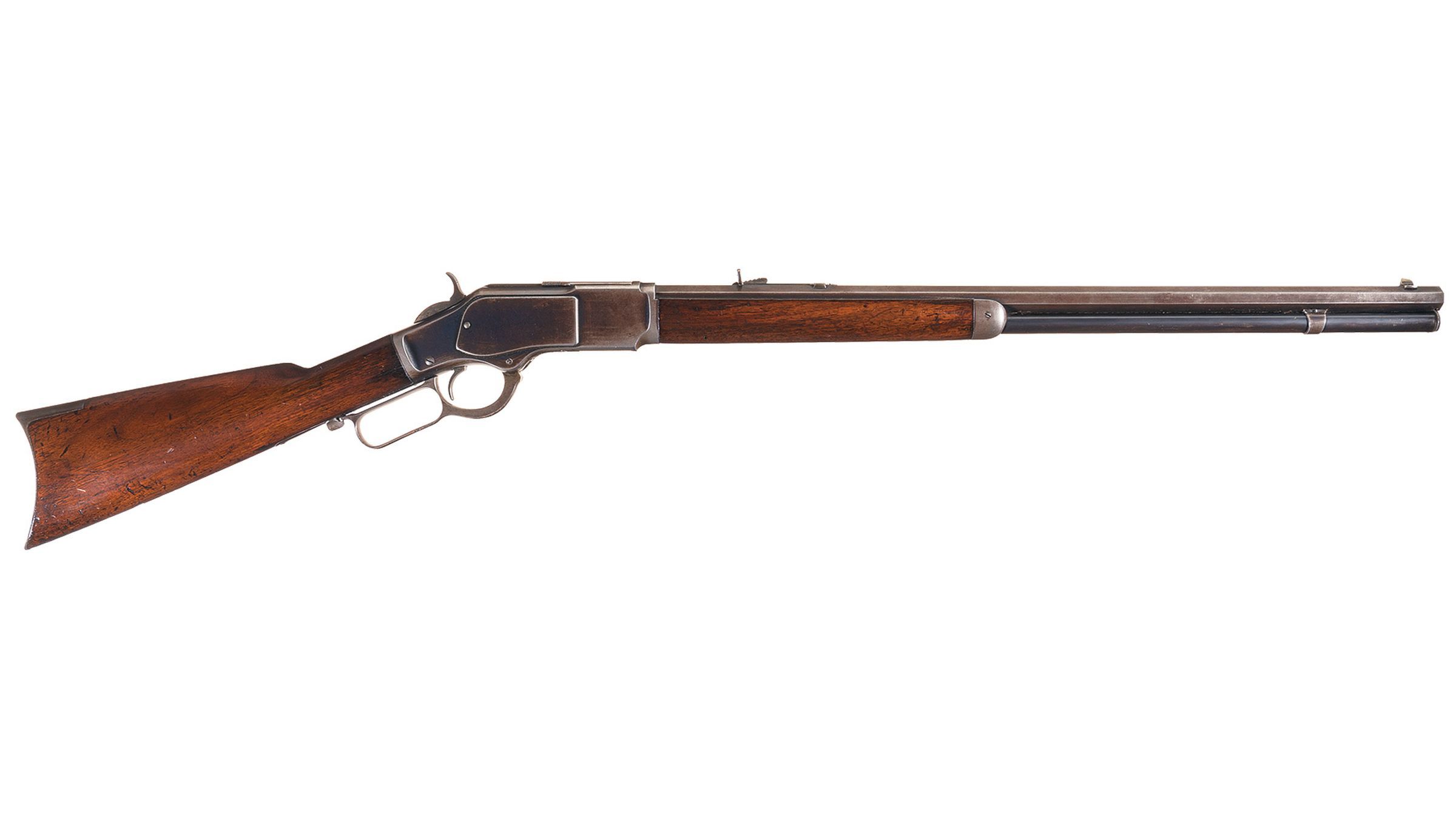 Winchester Model 1873 Lever Action Rifle In 22 Short Rock Island Auction