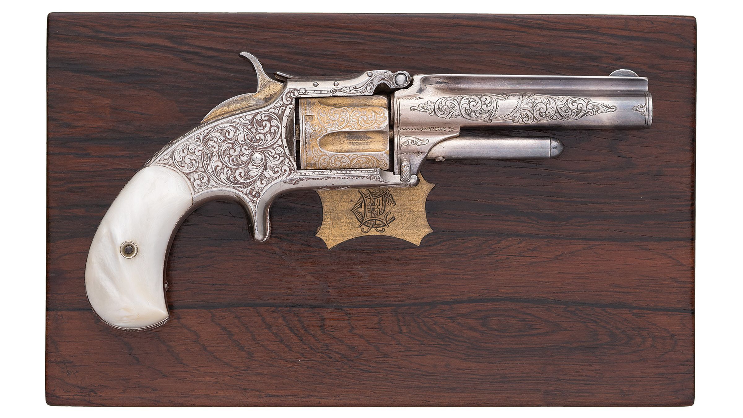 New York Engraved Smith & Wesson Number 1 1/2 2nd Issue Revolver | Rock ...