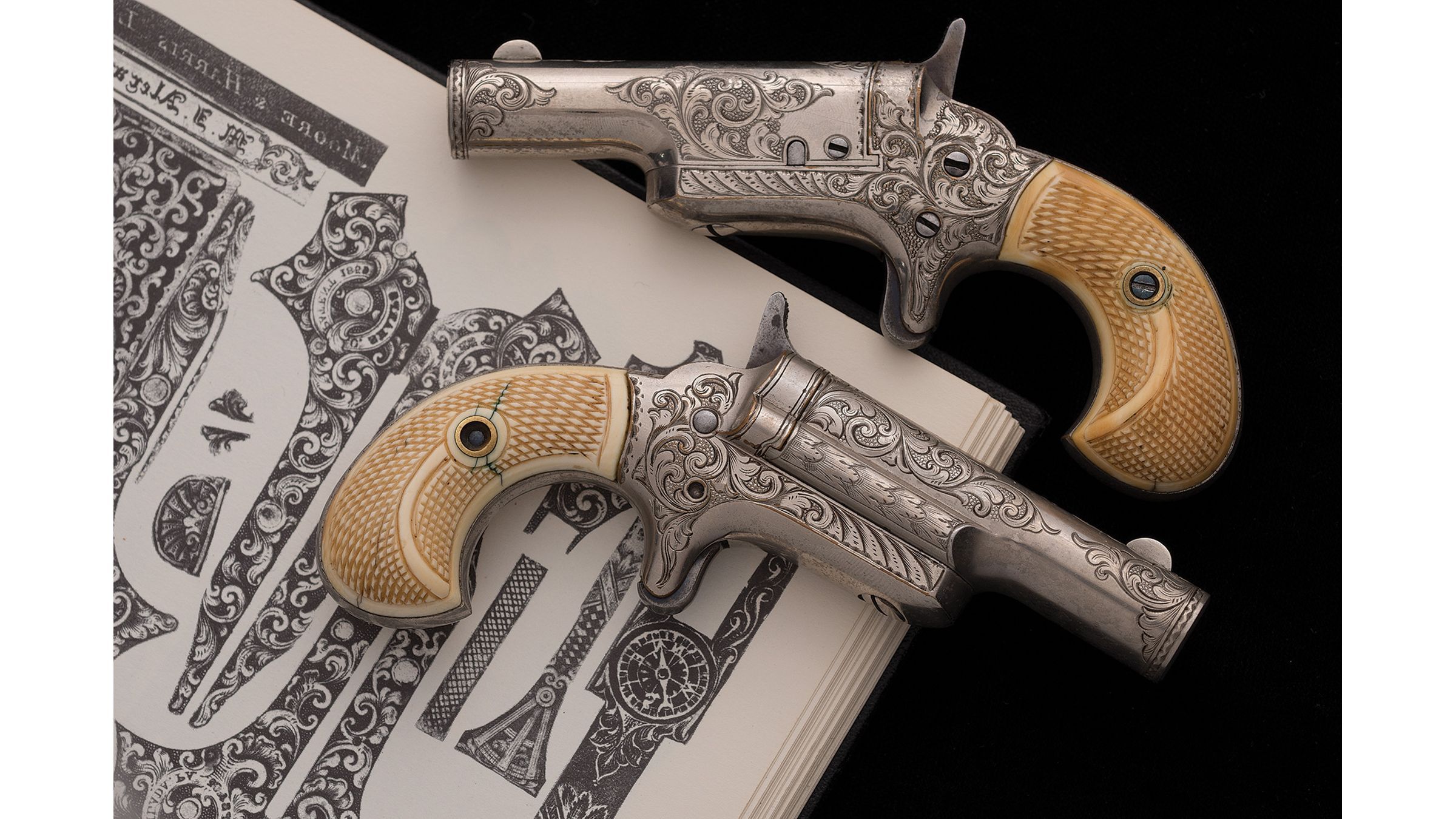 Cased Pair of Factory Engraved Colt Thuer Derringers | Rock Island Auction