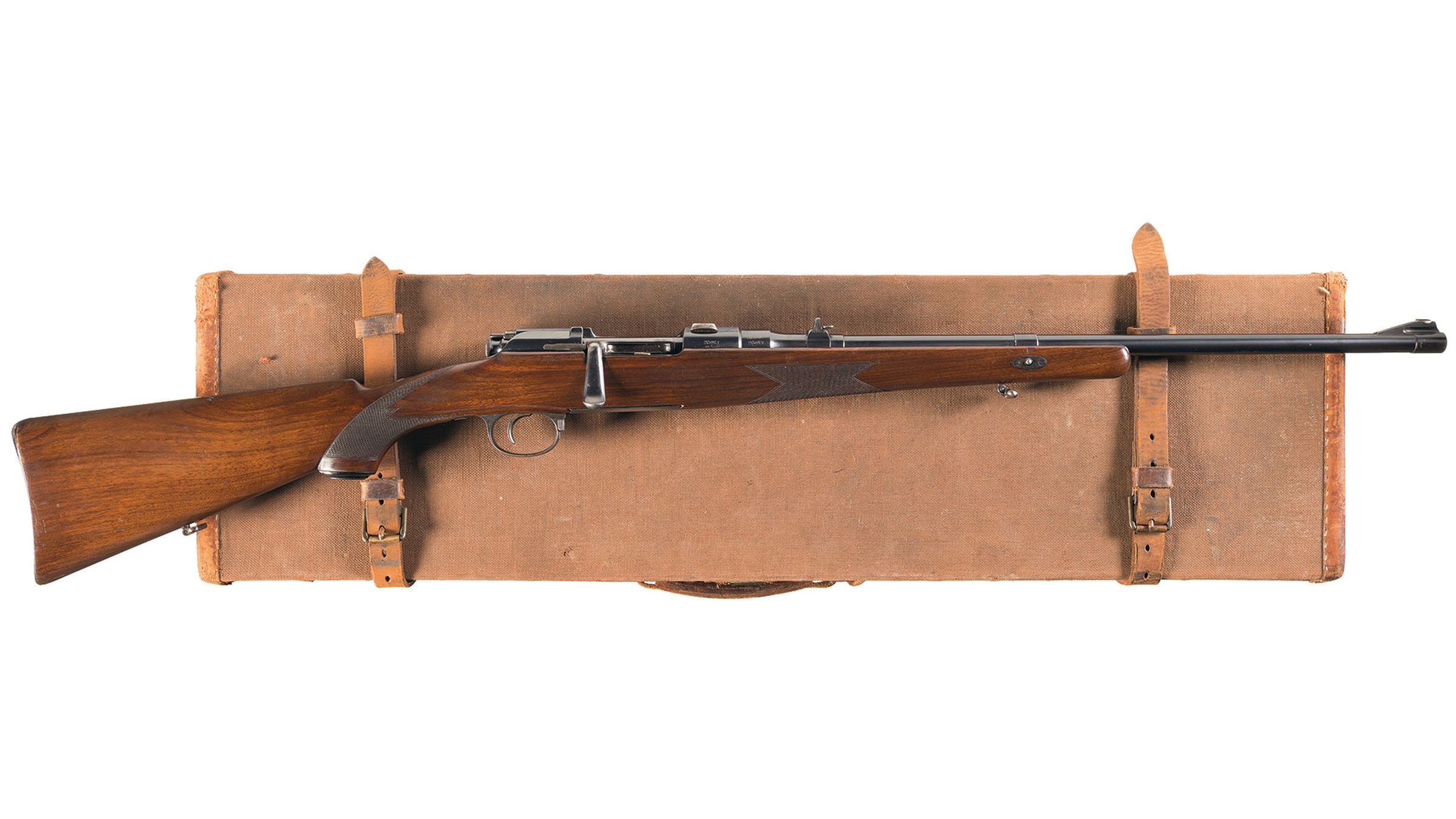 Steyr Mannlicher Bolt Action Rifle Wcase Rock Island Auction 1206