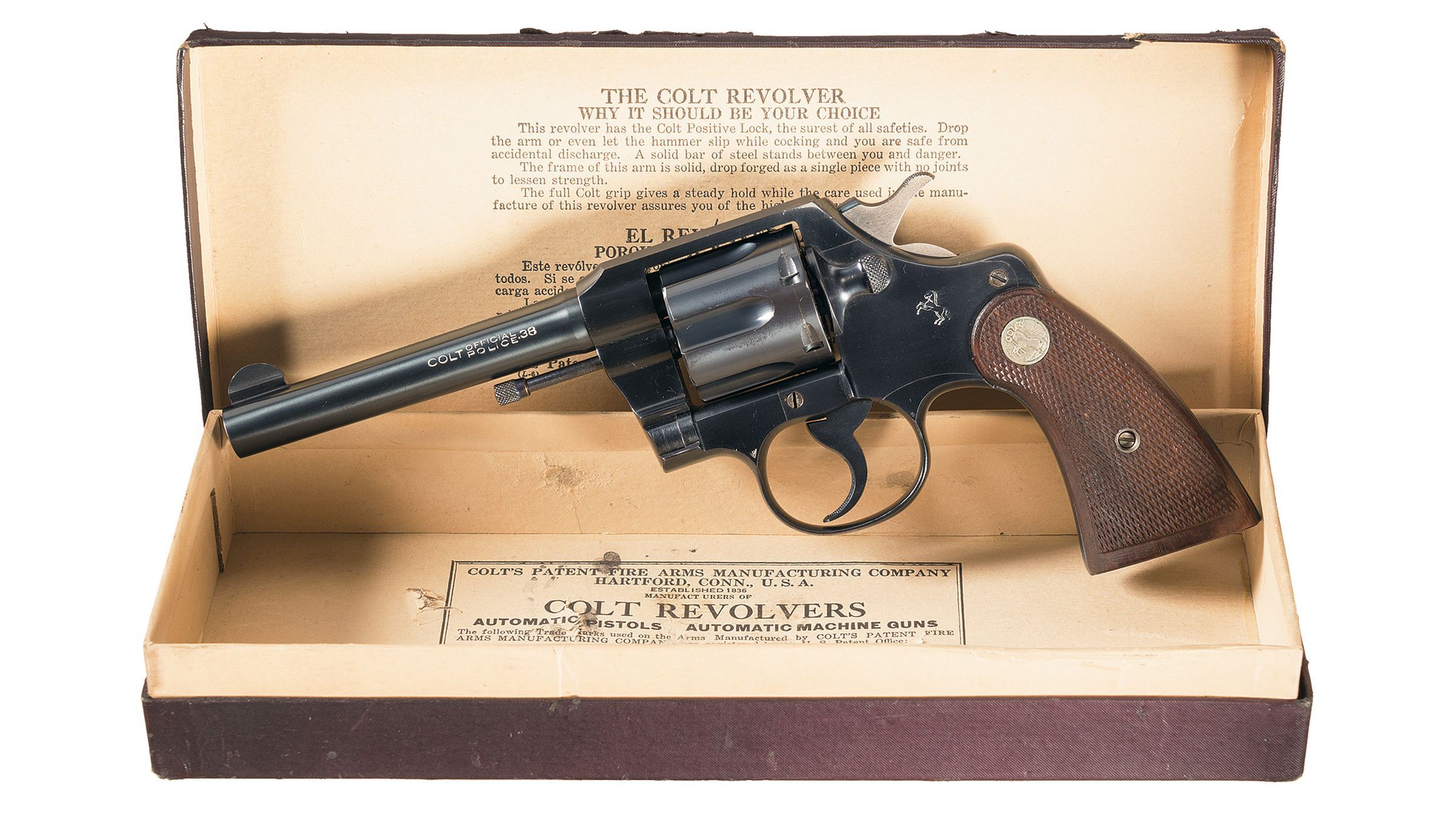 1944 Colt Official Police Revolver, WWII Era Rock Island Auction