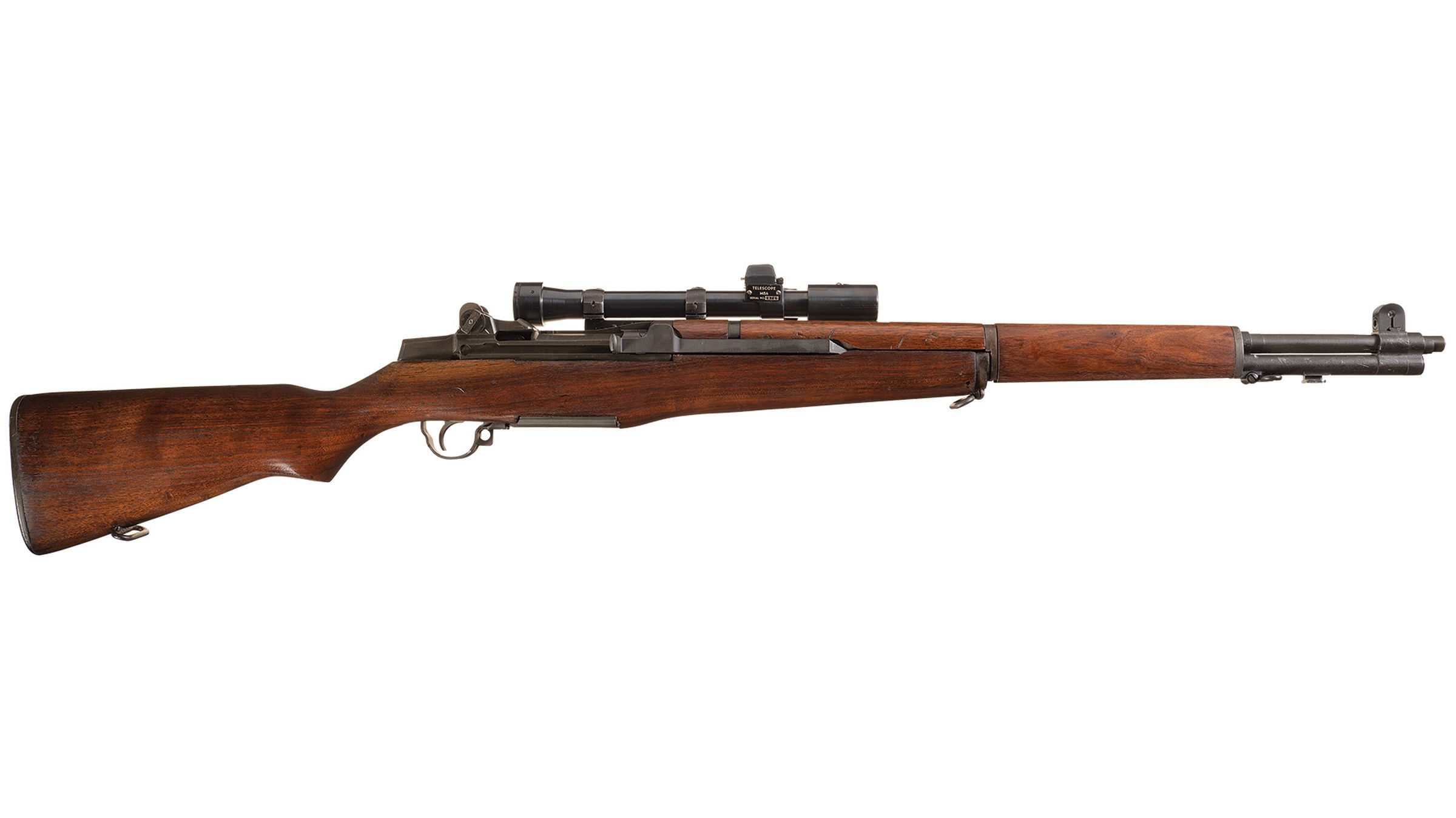 U S Springfield M1c Garand Sniper Rifle