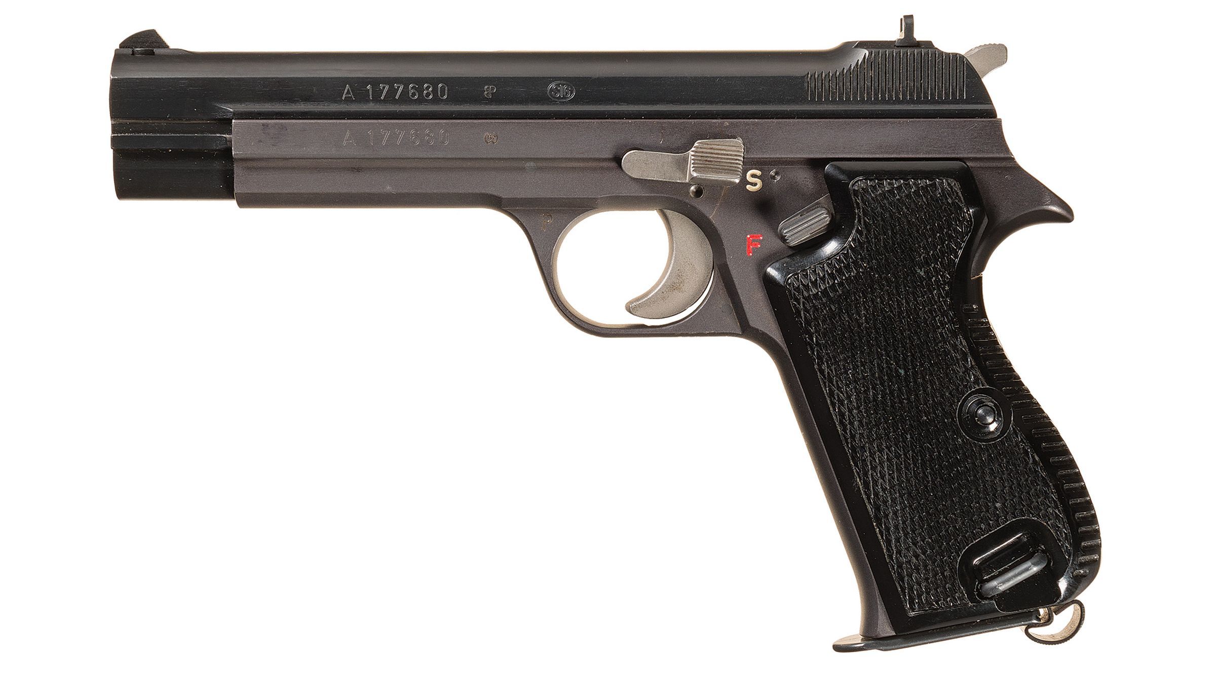 Sig P210 2 Semi Automatic Pistol With Holster Rock Island Auction