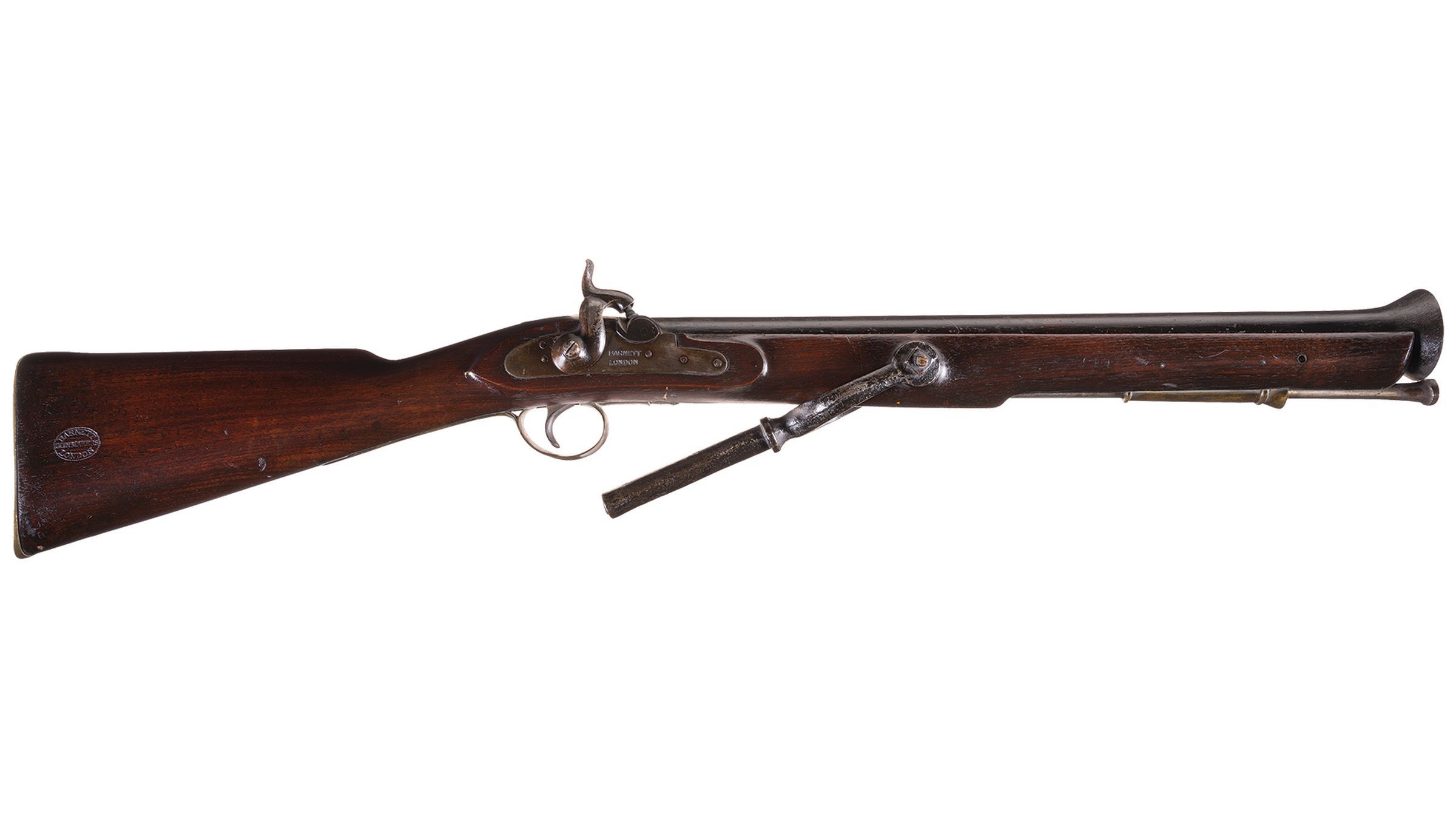 Barnett Marked Percussion Swivel Gun | Rock Island Auction