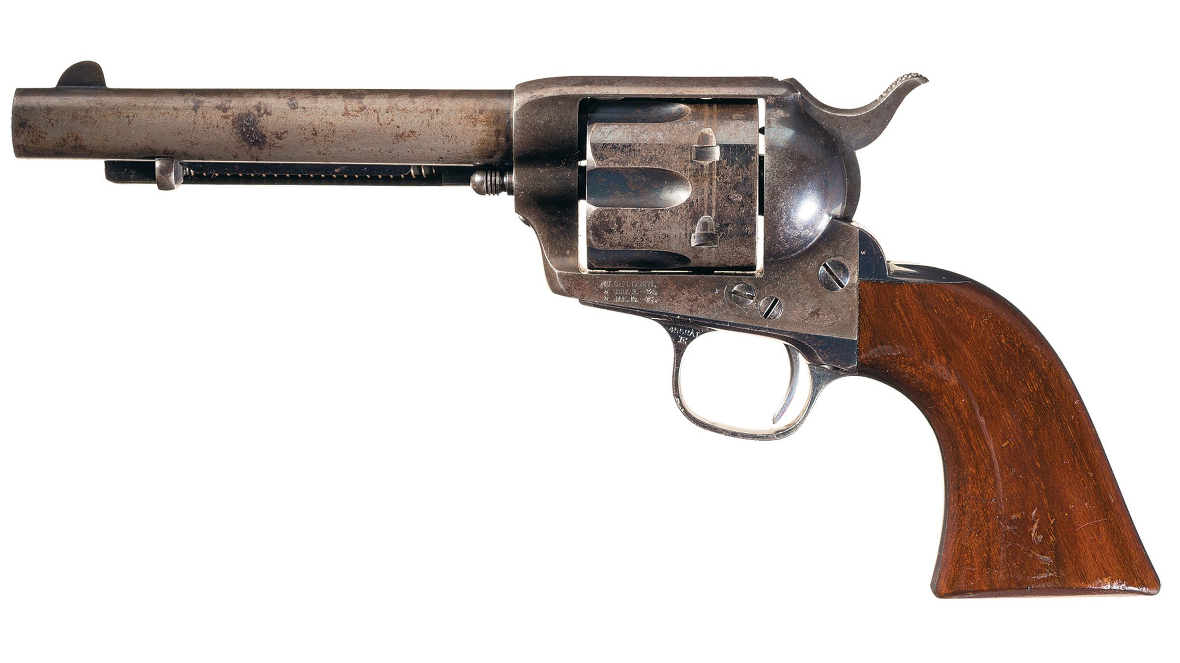 Antique Colt London Single Action Army Revolver in .455 Eley 