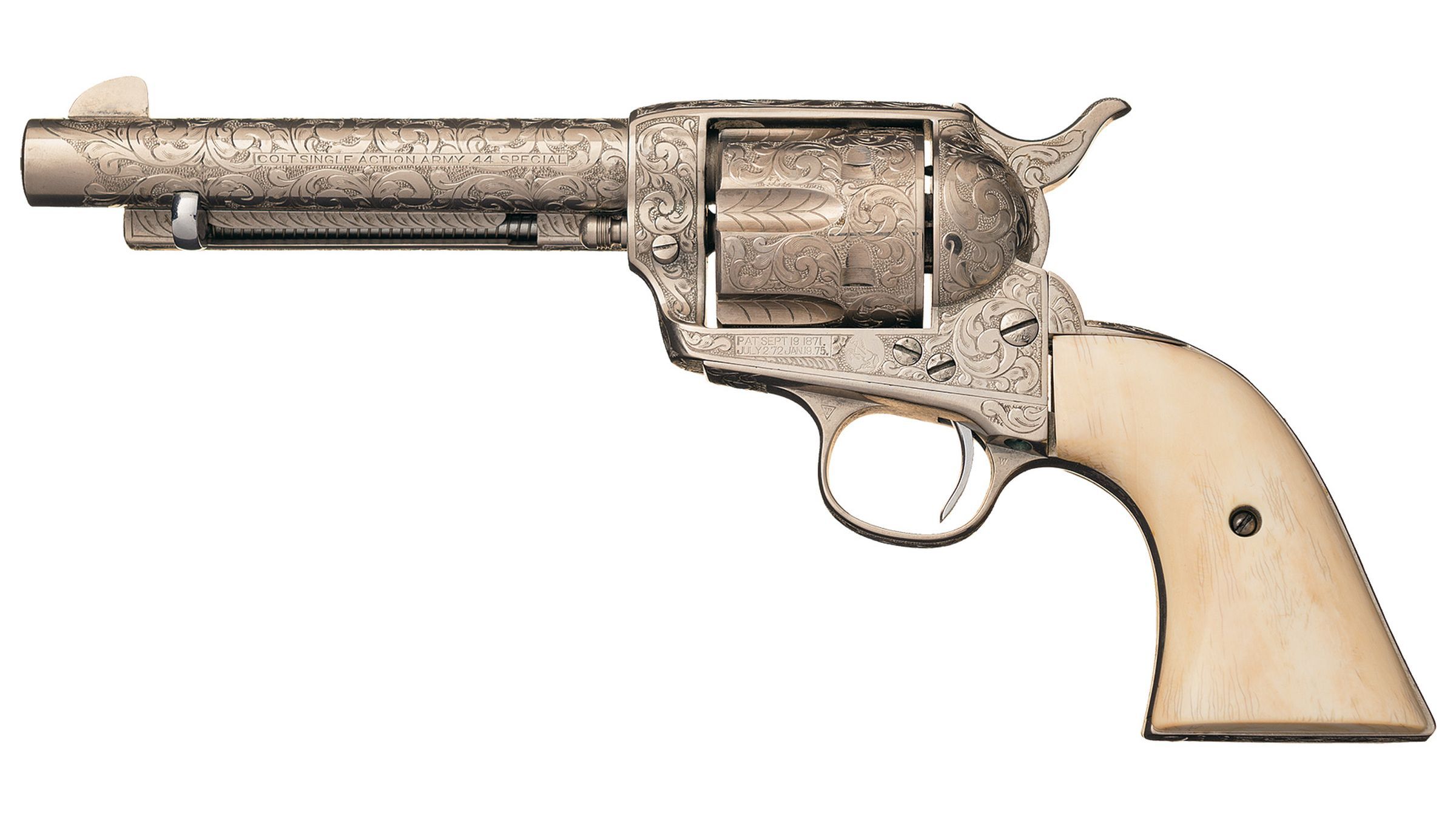 Engraved Colt Single Action Revolver | Rock Island Auction