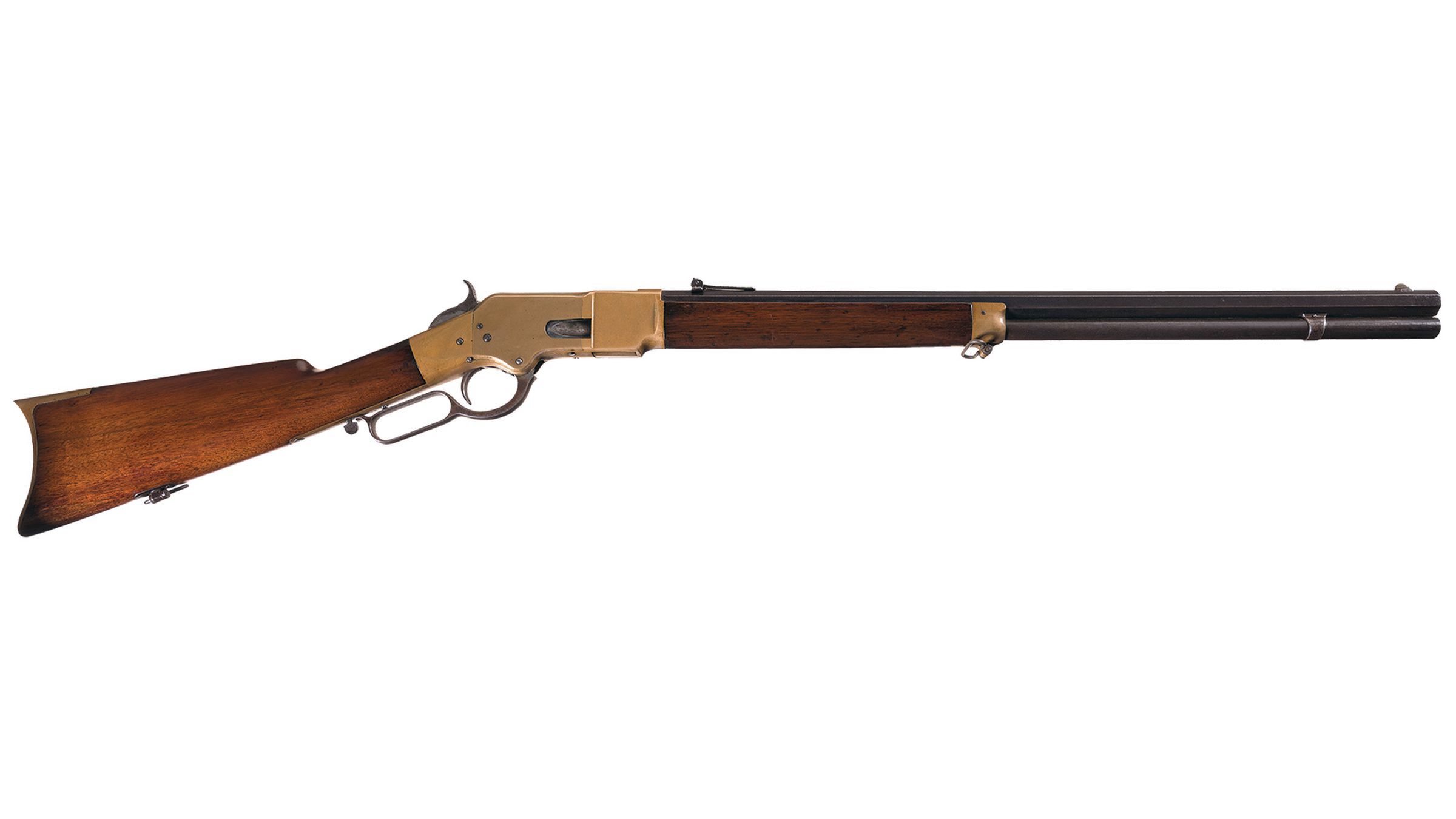 Winchester Model 1866 Rifle With Henry Barrel Address Rock Island Auction