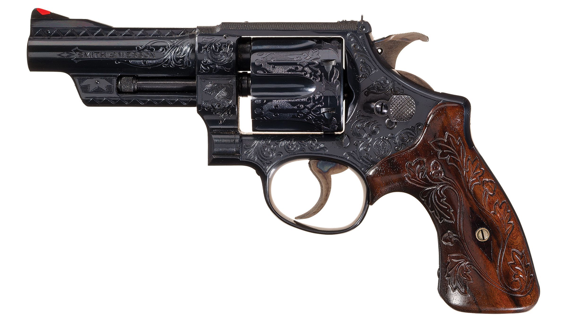 Engraved S&W Pre-Registered 357 Mag Club Gun Revolver, Letter