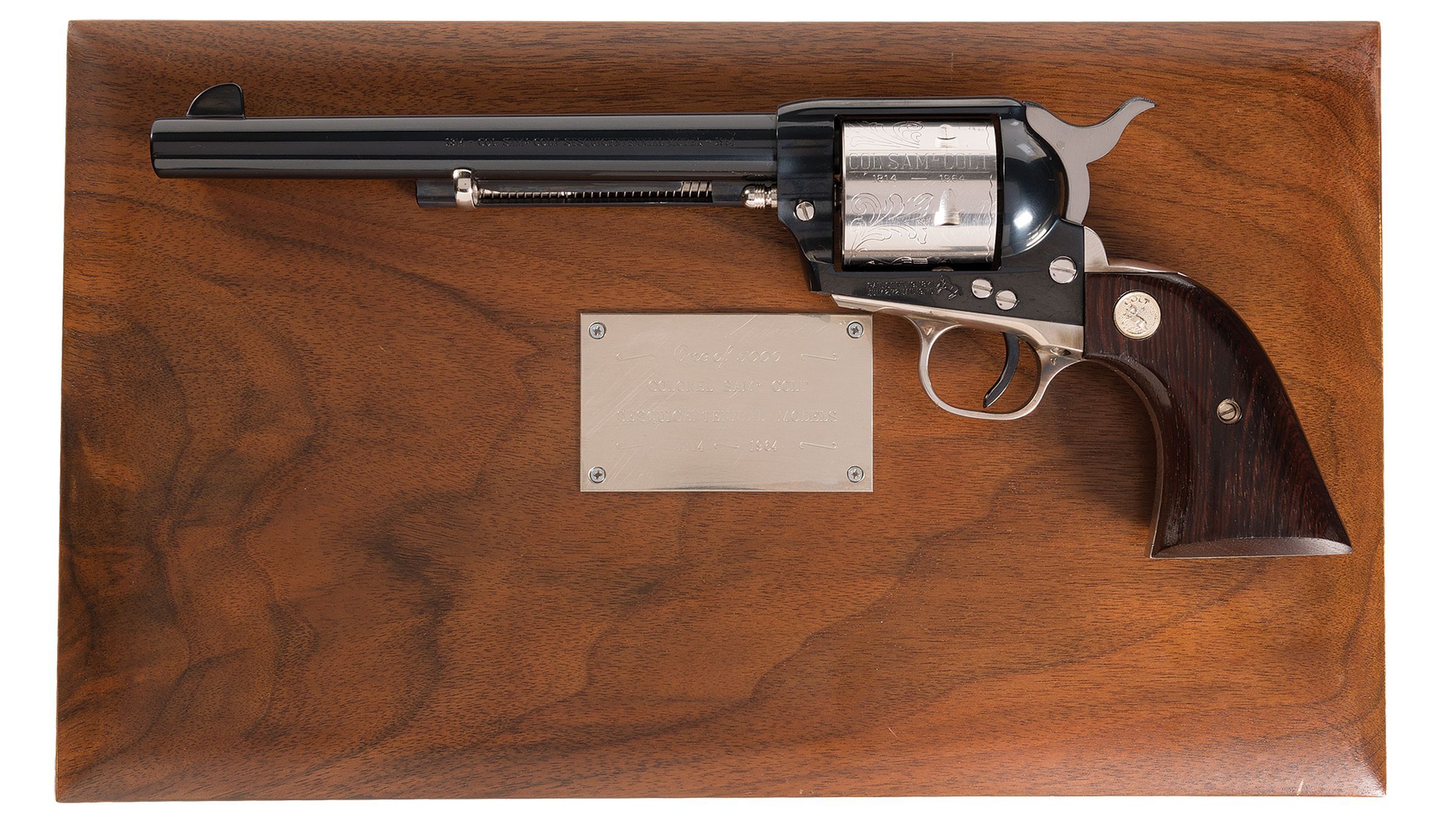 Colt Colonel Sam Colt Sesquicentennial Saa Revolver Rock Island Auction