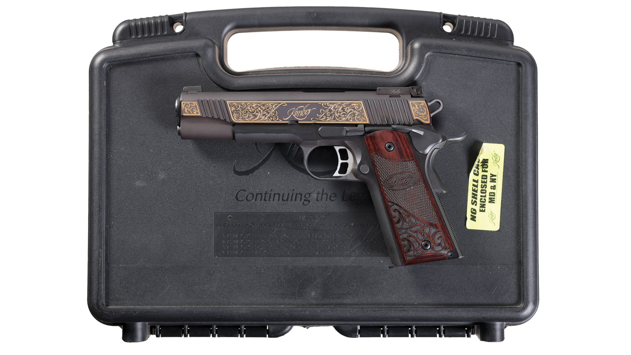 Limited Edition Kimber Talo Diamond Custom 1911 Pistol Rock Island