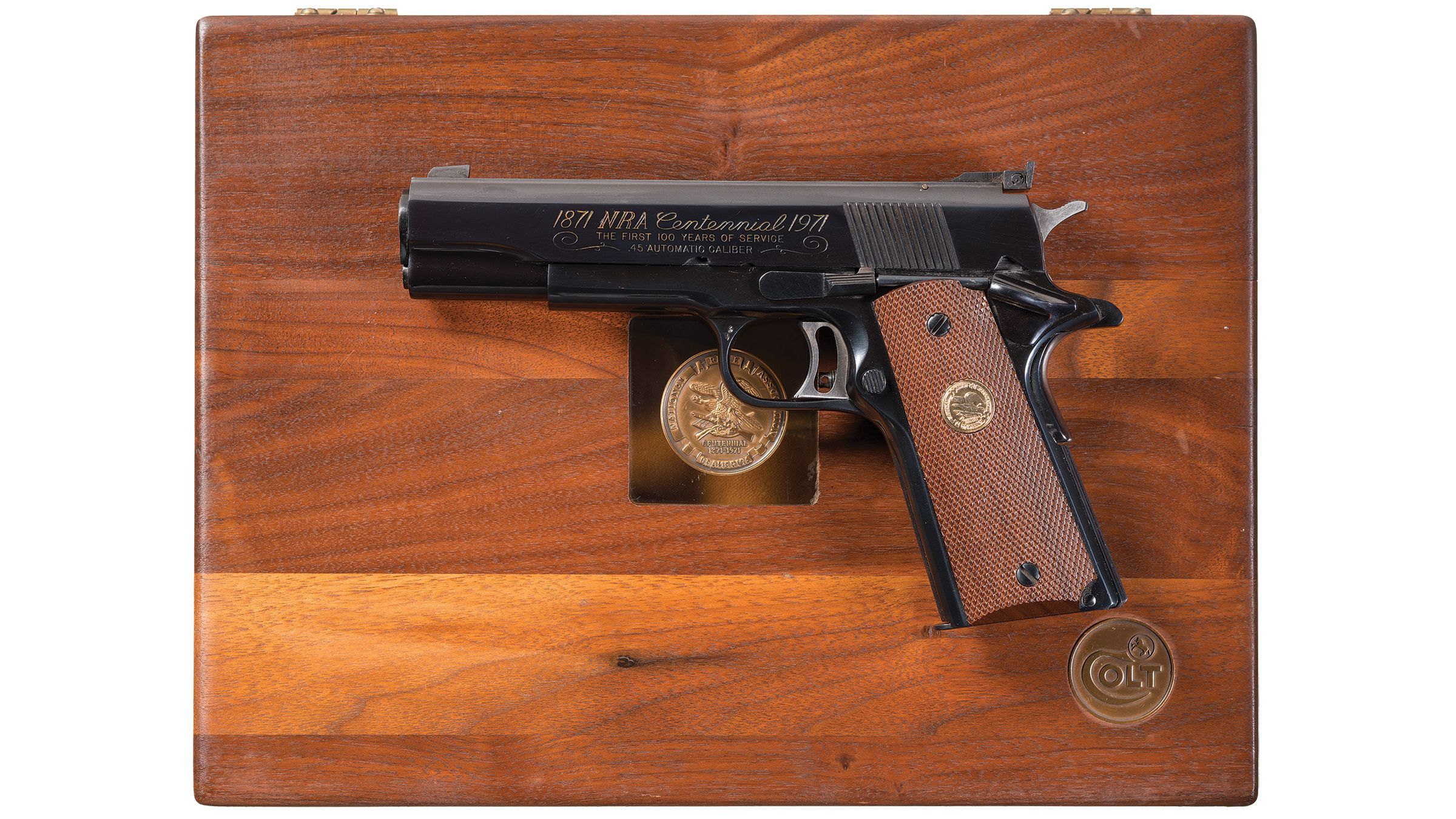 Colt NRA Centennial Gold Cup Rock Island Auction